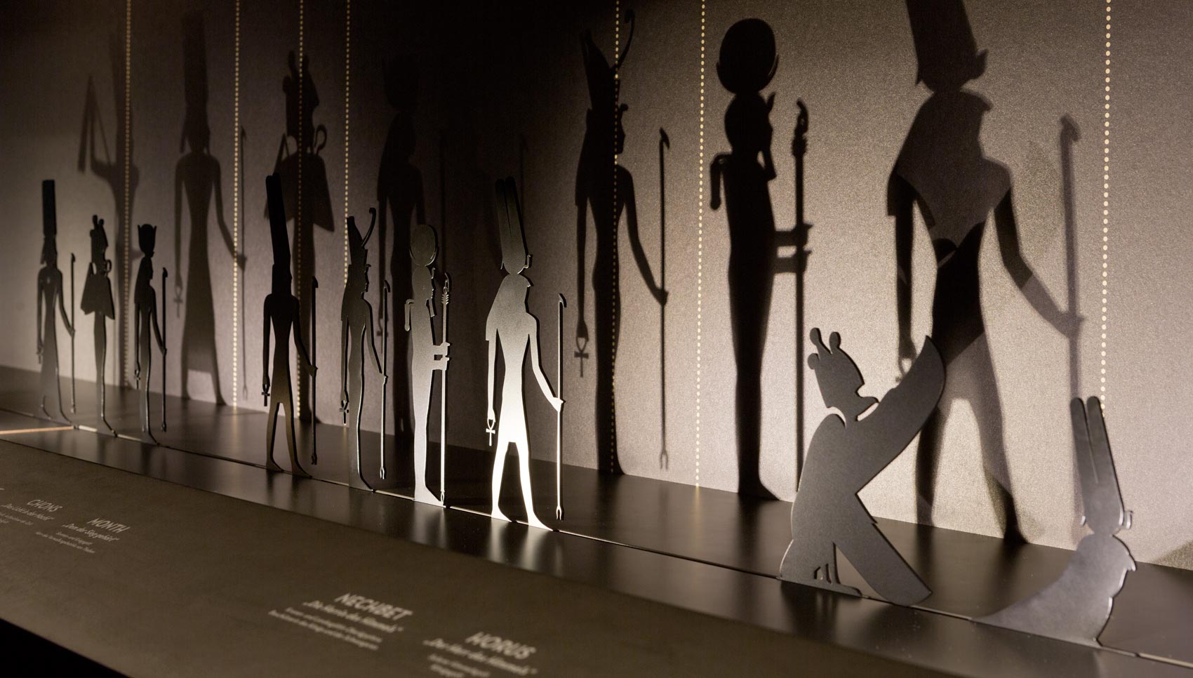 Schattenwurf ägyptische Götter