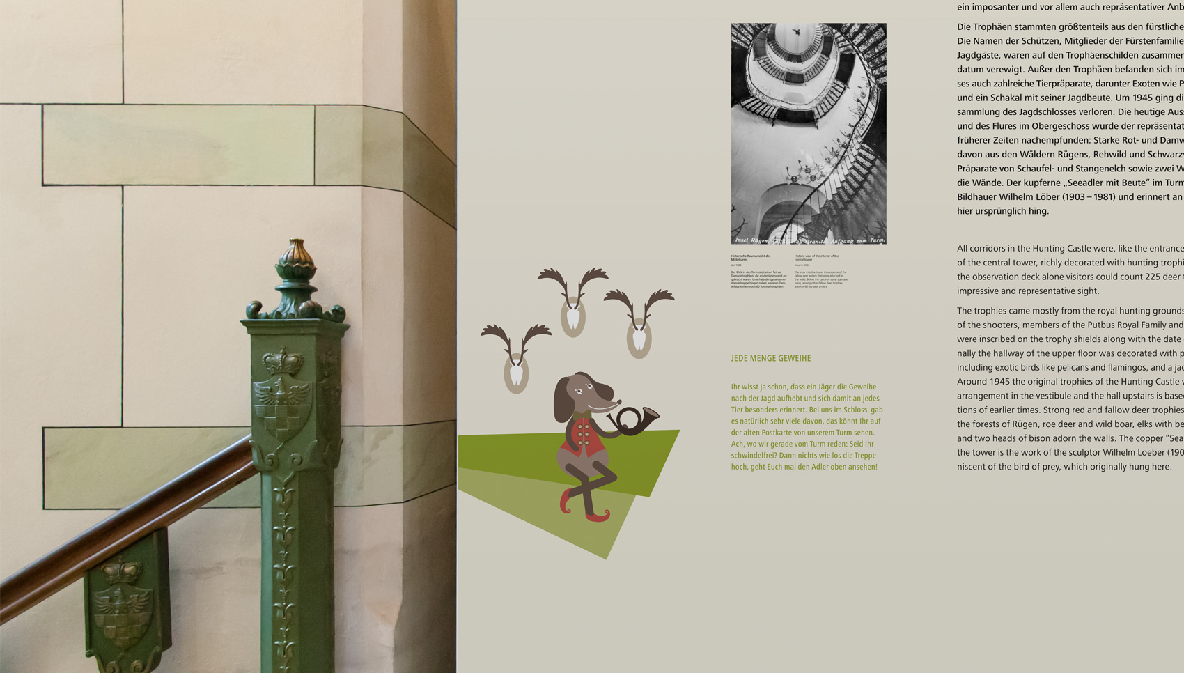 Nahaufnahme der Kinderspur "Waldi" Grafik