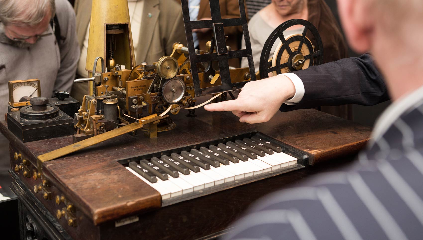 Nahaufname altes Kommunikationsgerät