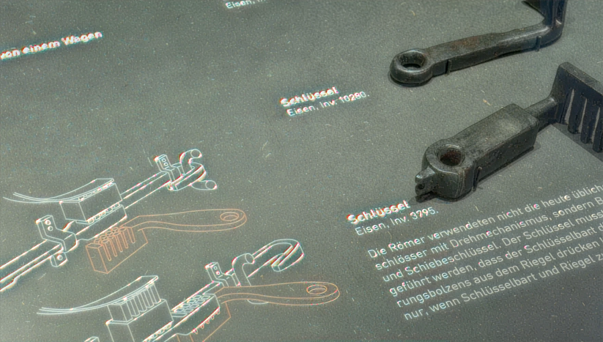 Nahaufnahme eines Eisen-Schlüssels