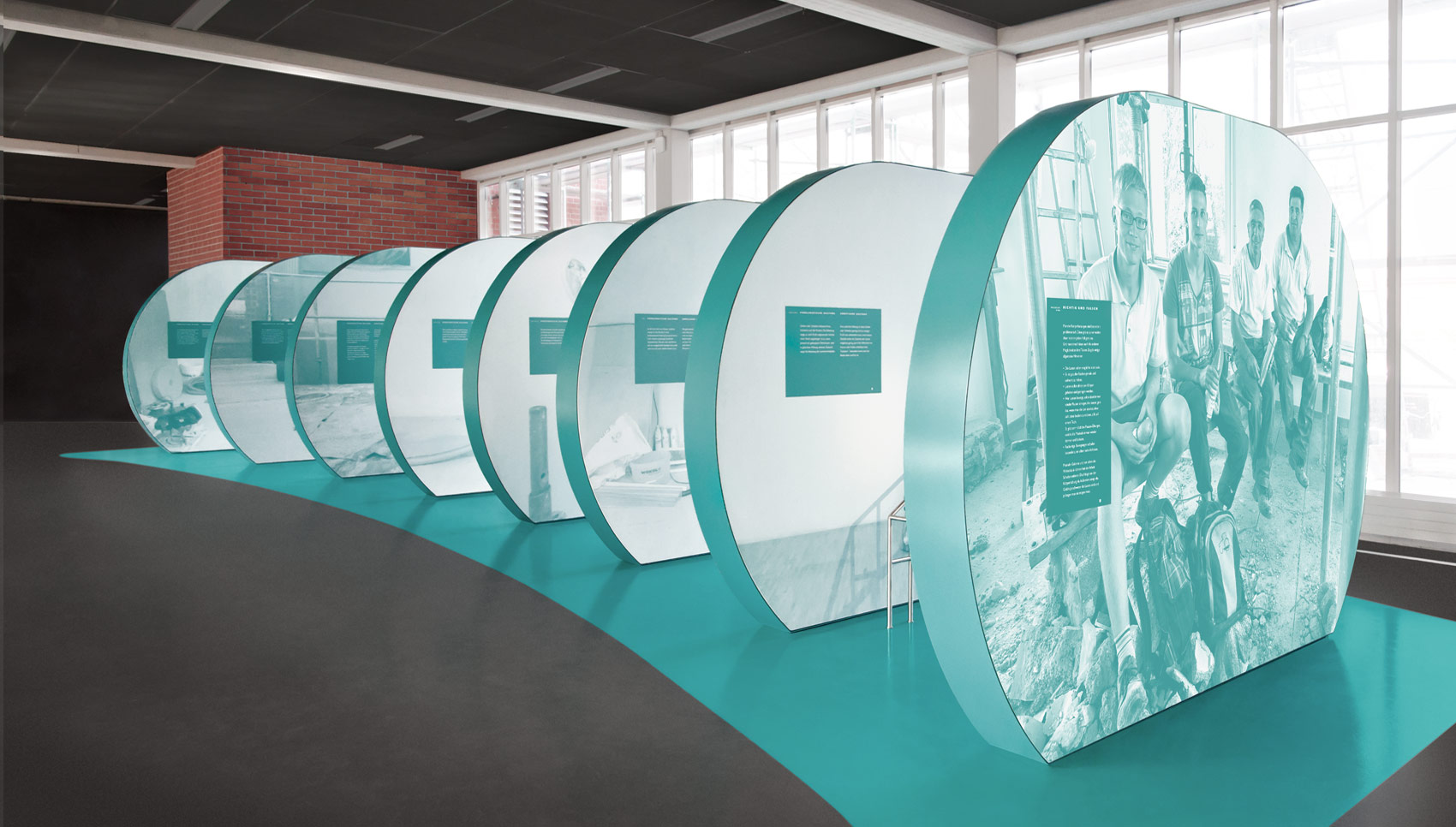 Ansicht des interaktiven Trainingsbereiches