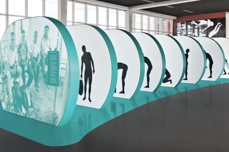 Ansicht des interaktiven Trainingsbereiches