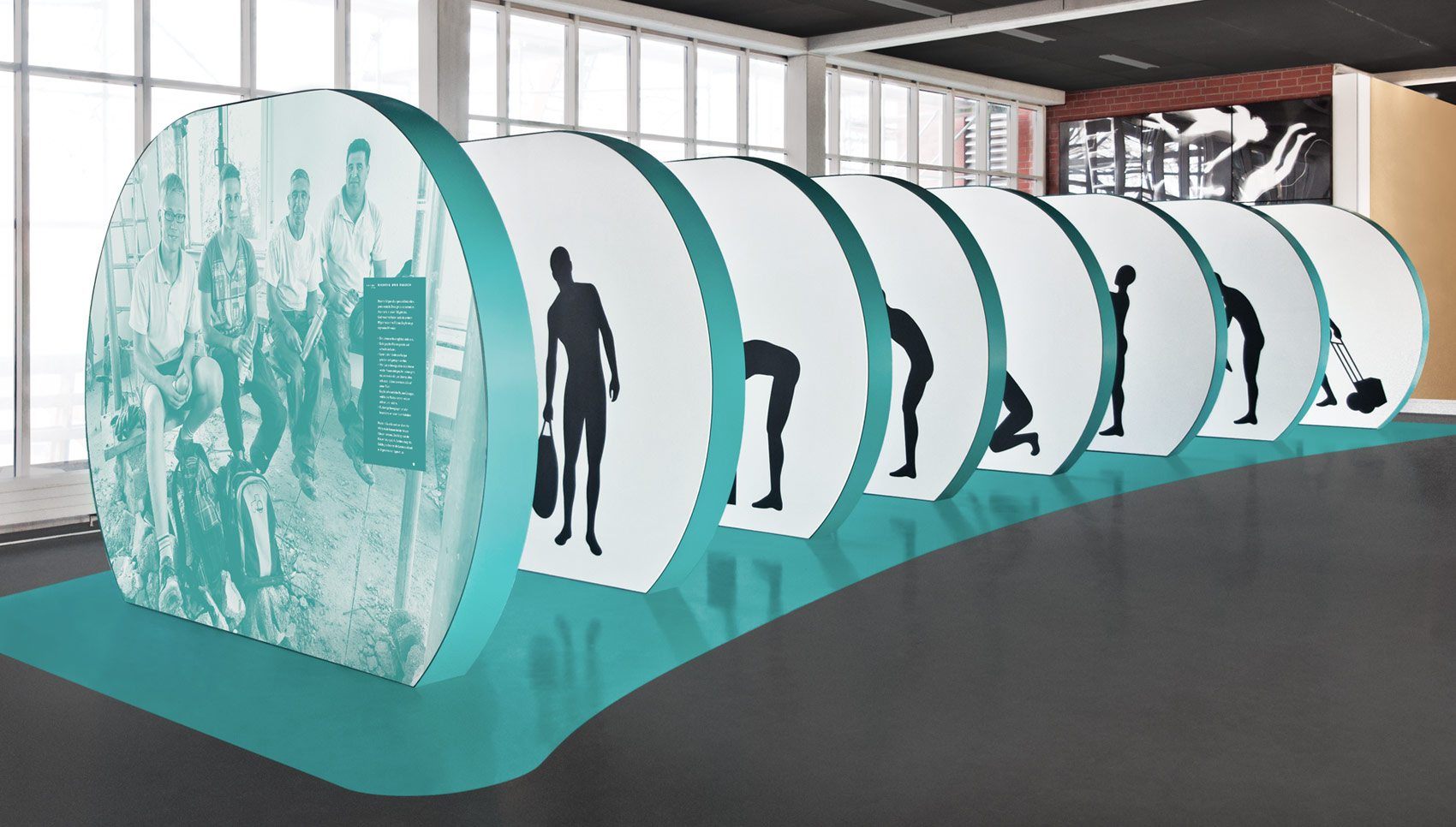 Ansicht des interaktiven Trainingsbereiches