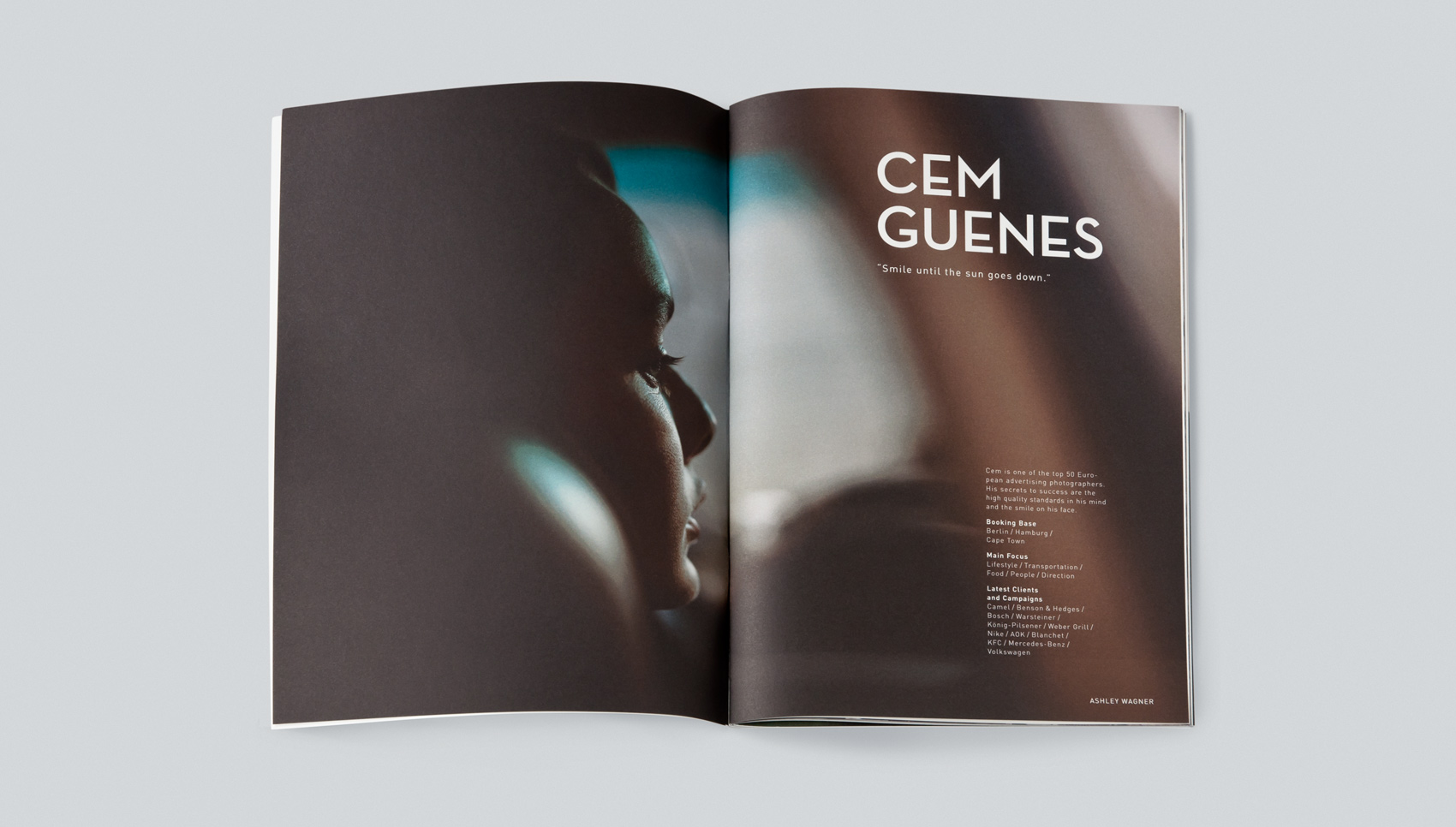 Innenseite der Broschüre "Get to know"