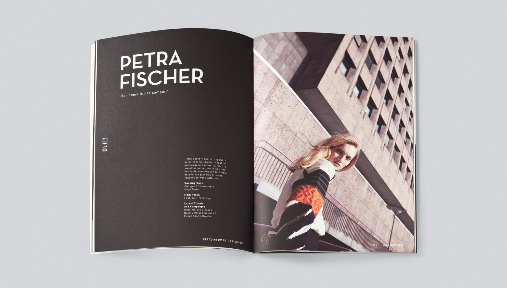 Innenseite der Broschüre "Get to know"