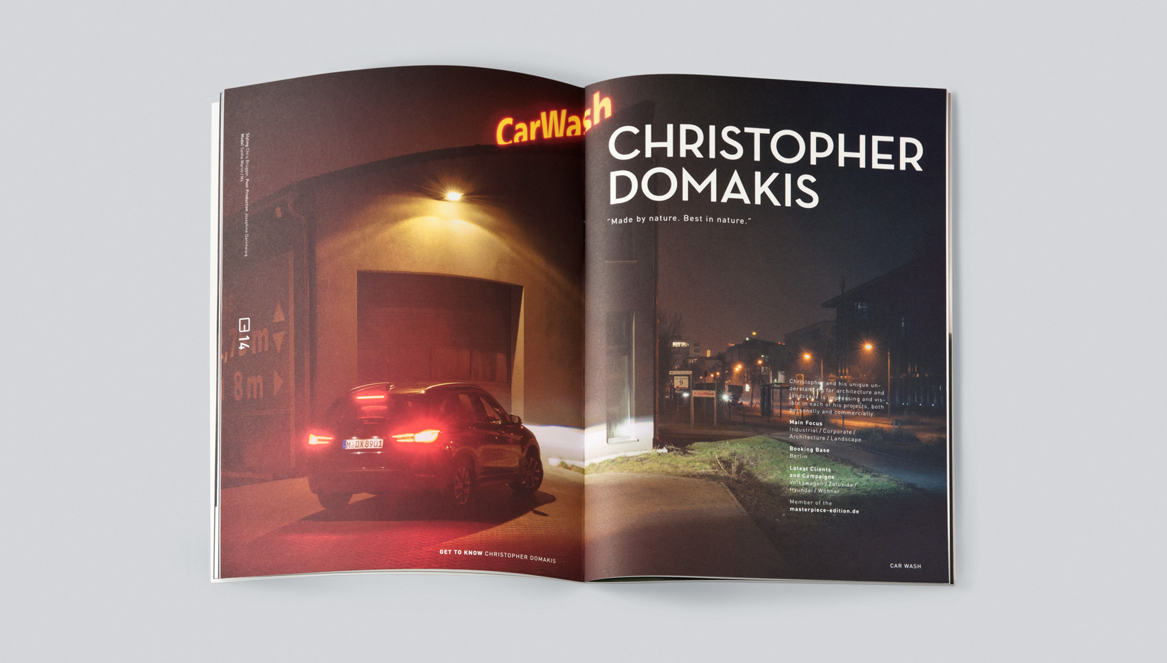 Innenseite der Broschüre "Get to know"