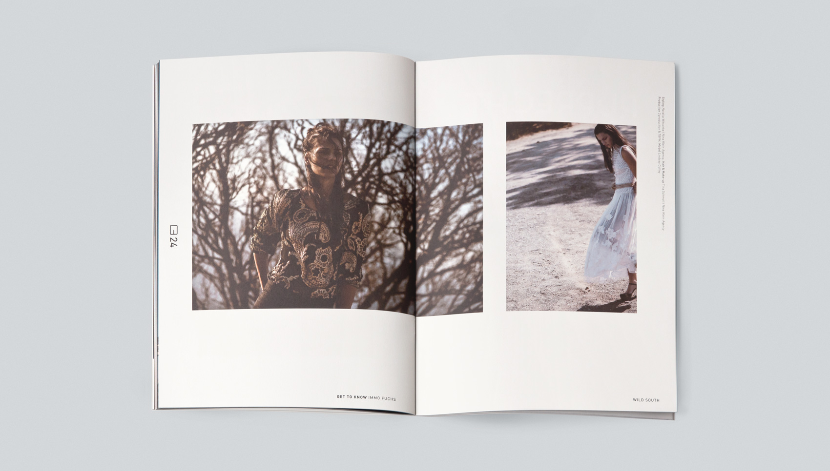 Innenseite der Broschüre "Get to know"