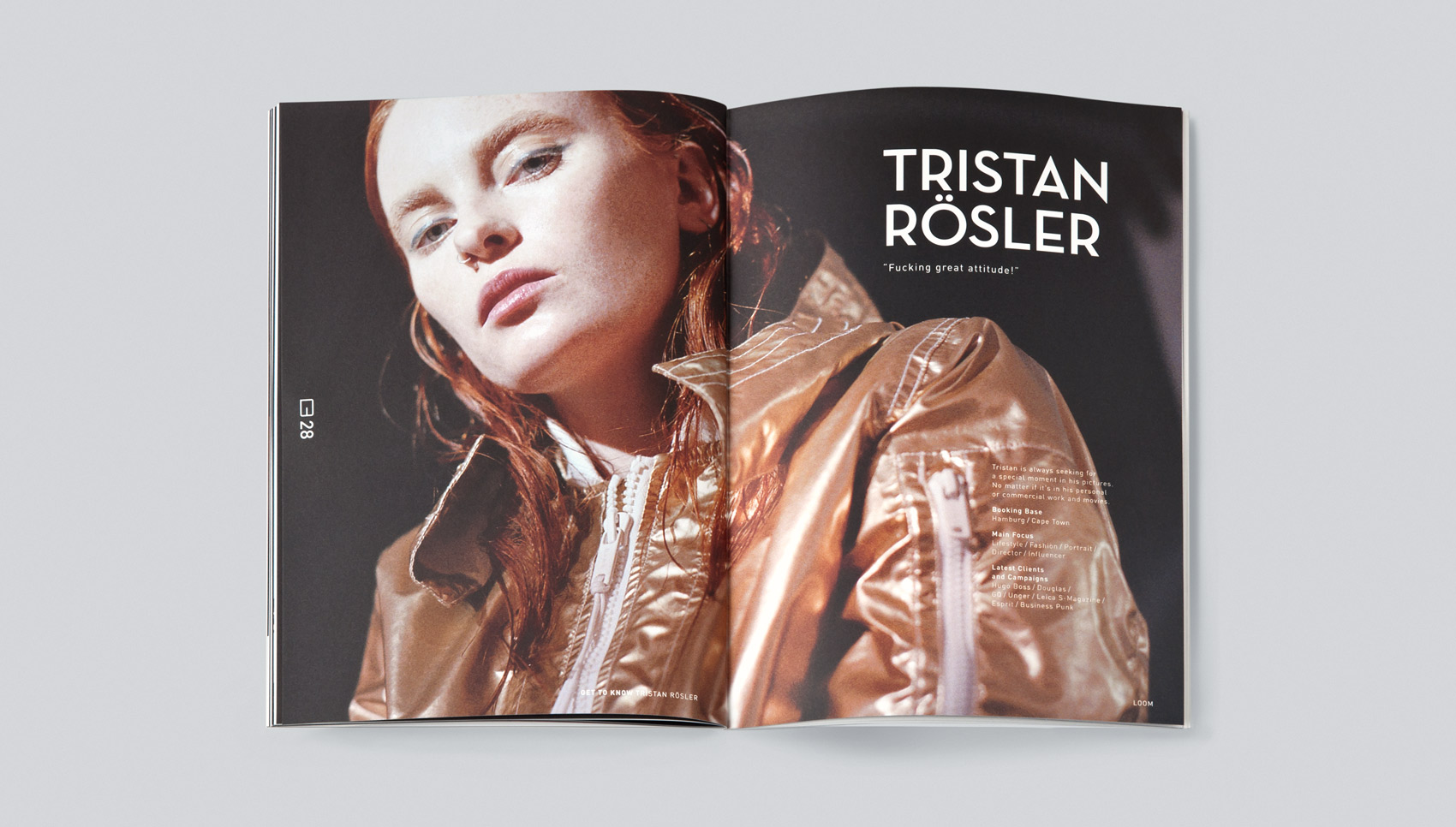 Innenseite der Broschüre "Get to know"