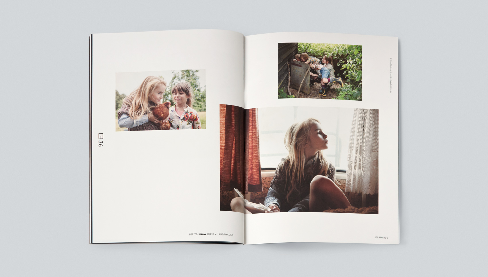 Innenseite der Broschüre "Get to know"