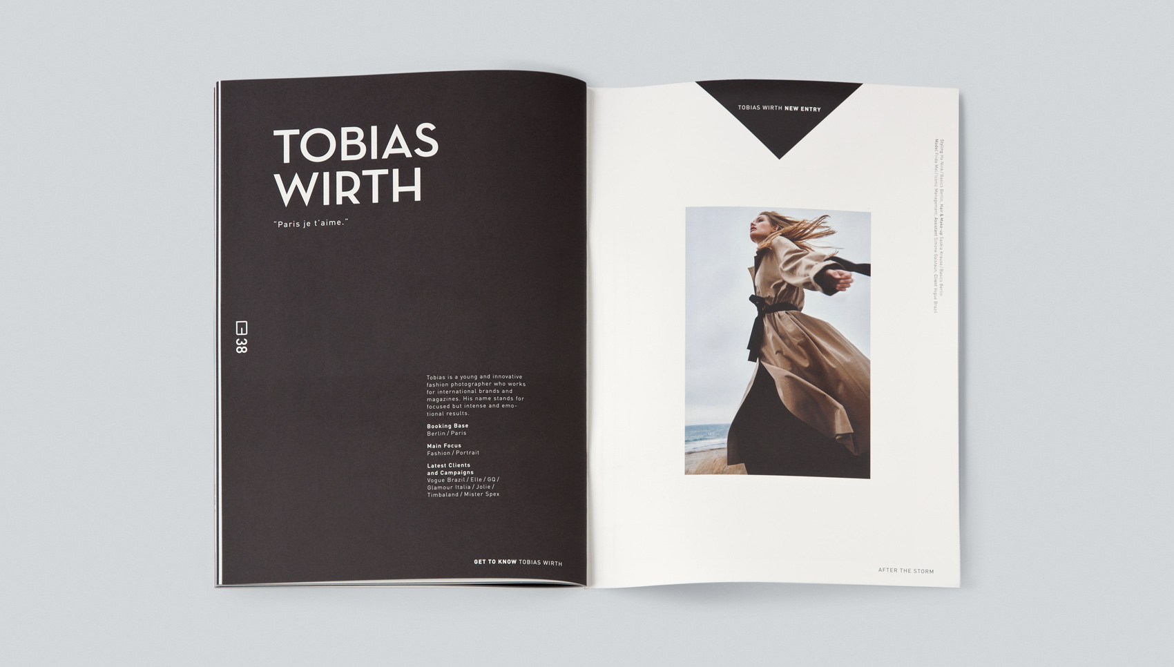 Innenseite der Broschüre "Get to know"