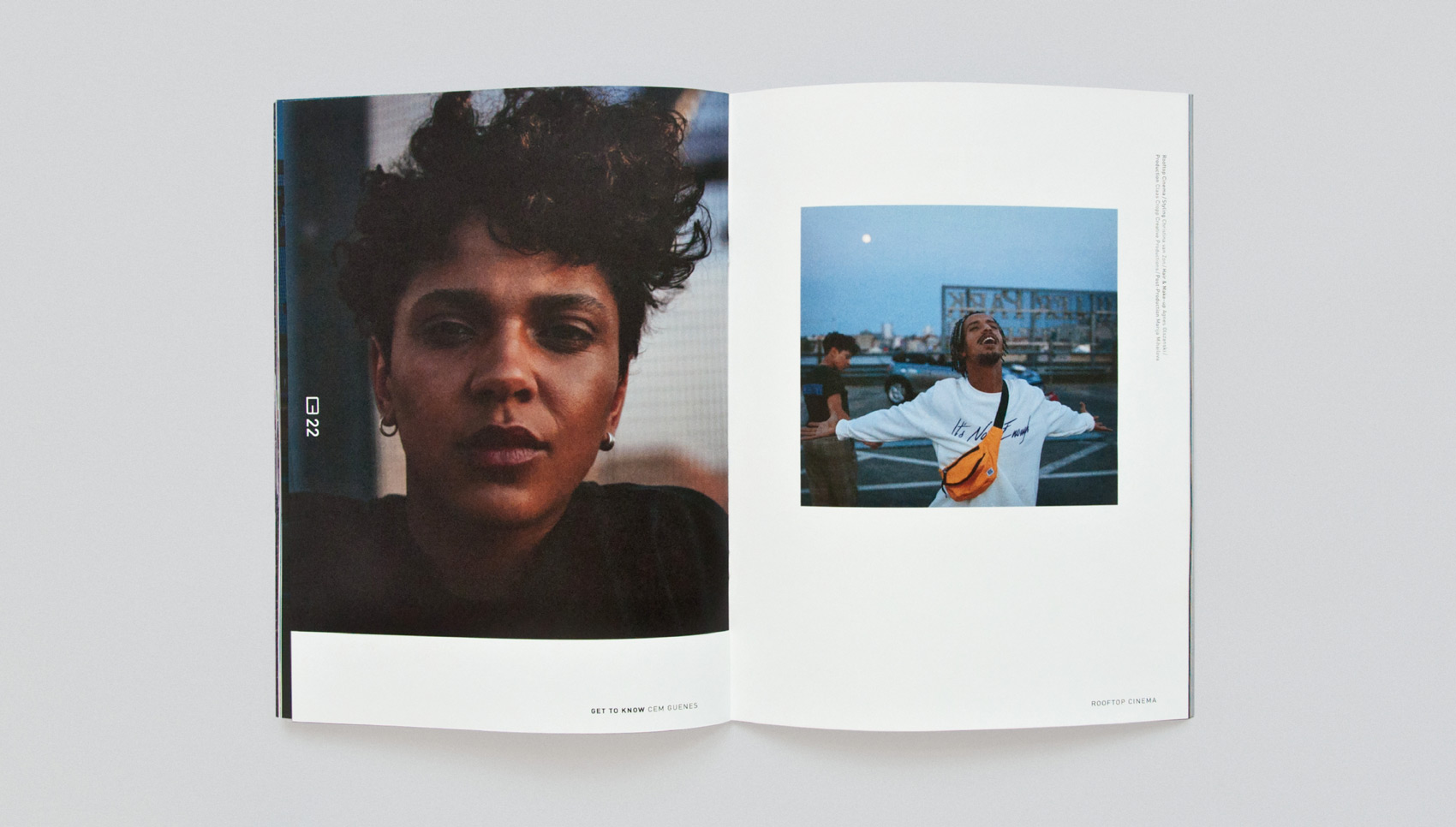 Innenseite der Broschüre "GET TO KNOW"