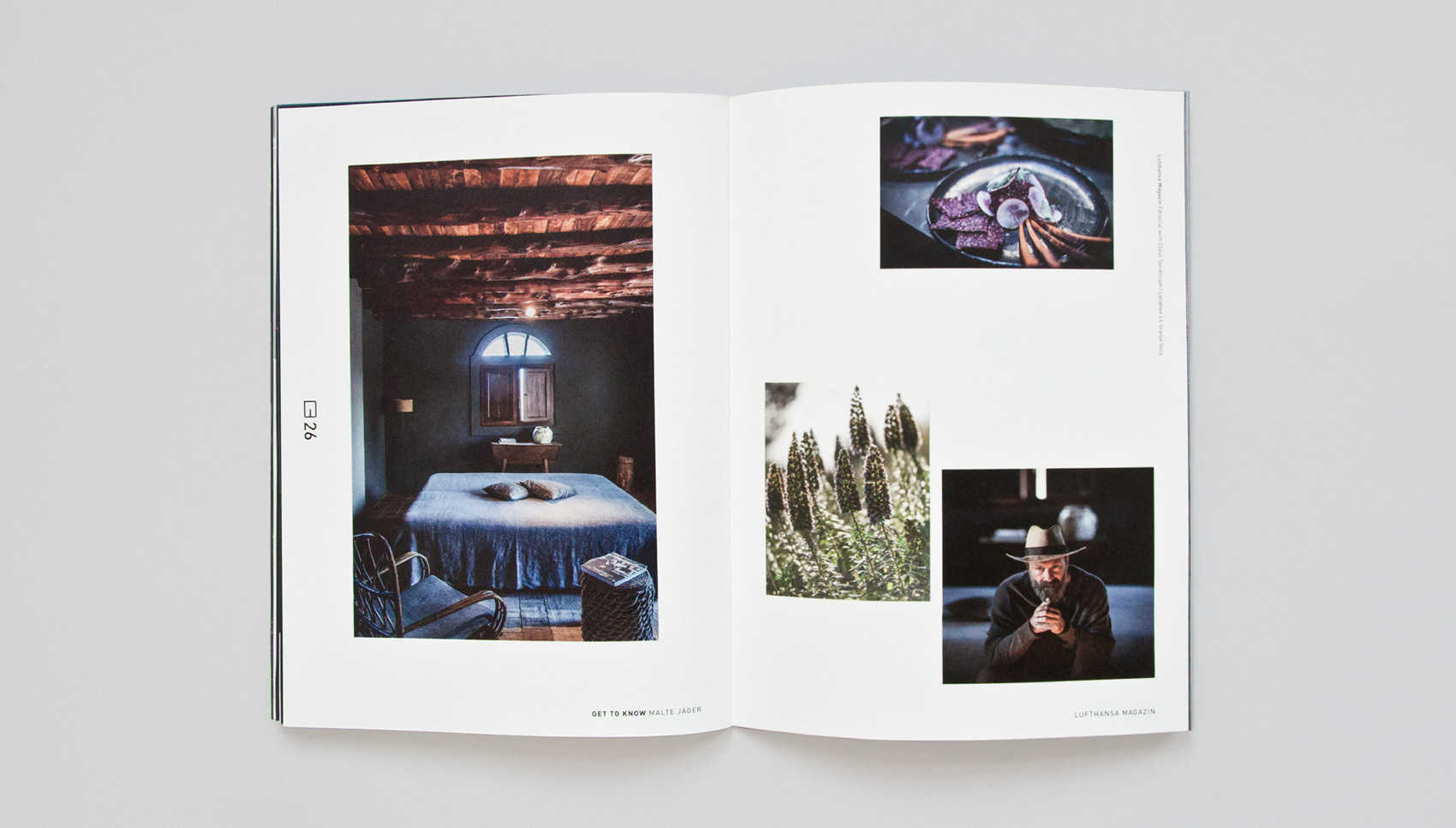 Innenseite der Broschüre "GET TO KNOW"