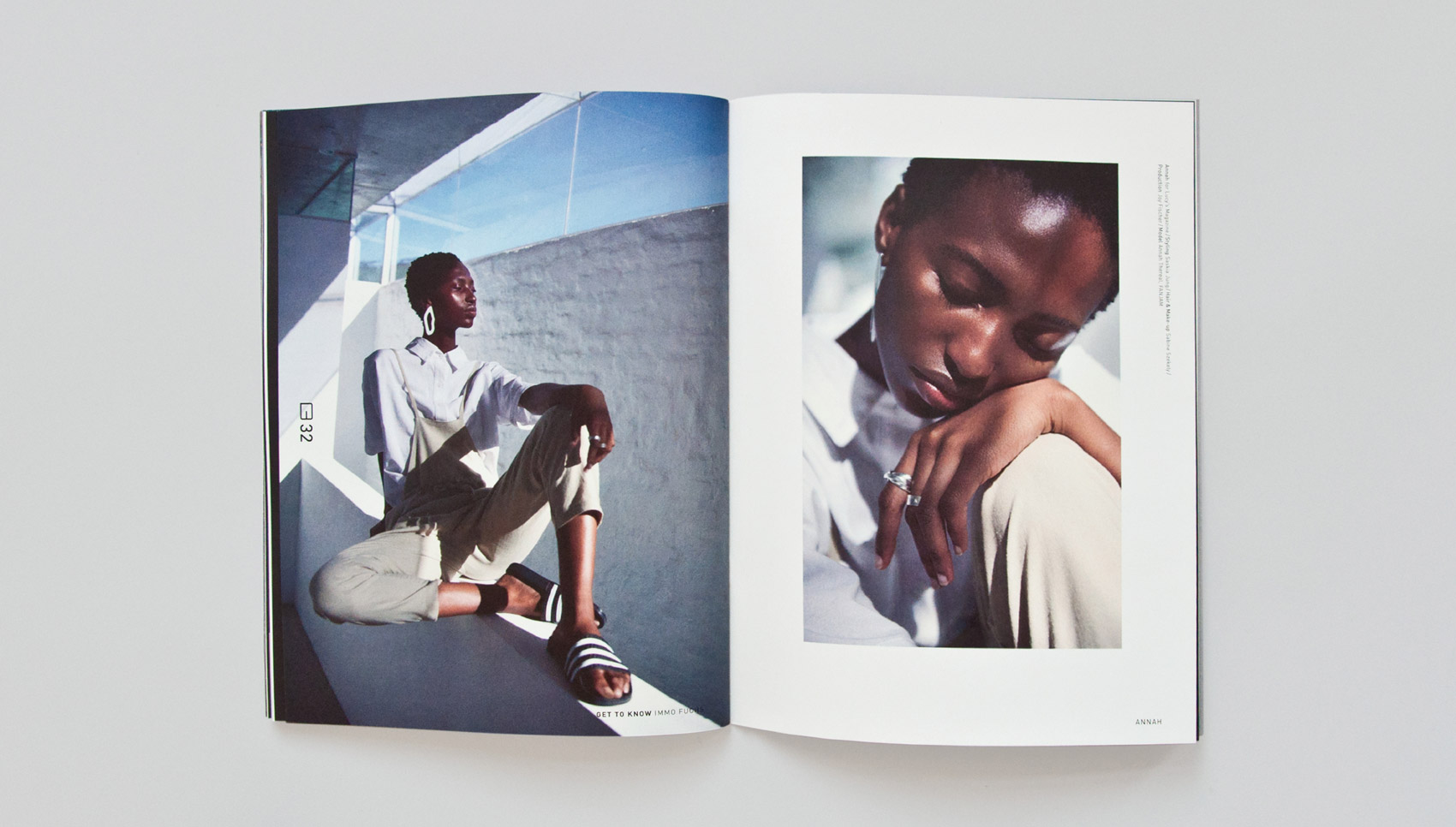 Innenseite der Broschüre "GET TO KNOW"