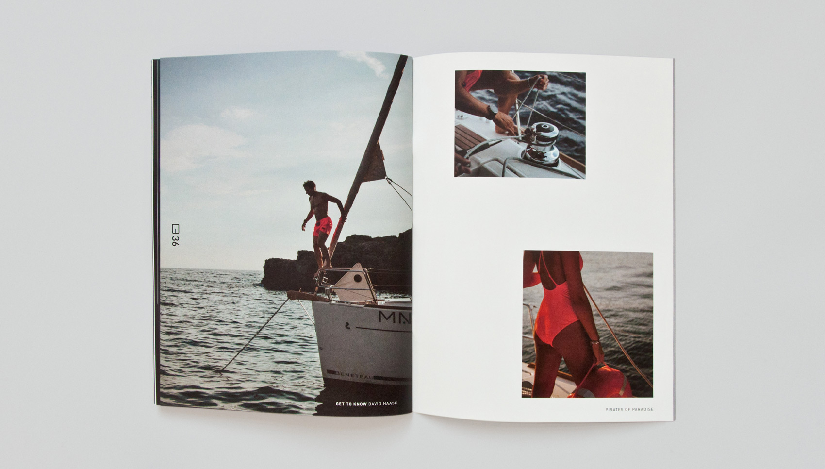 Innenseite der Broschüre "GET TO KNOW"