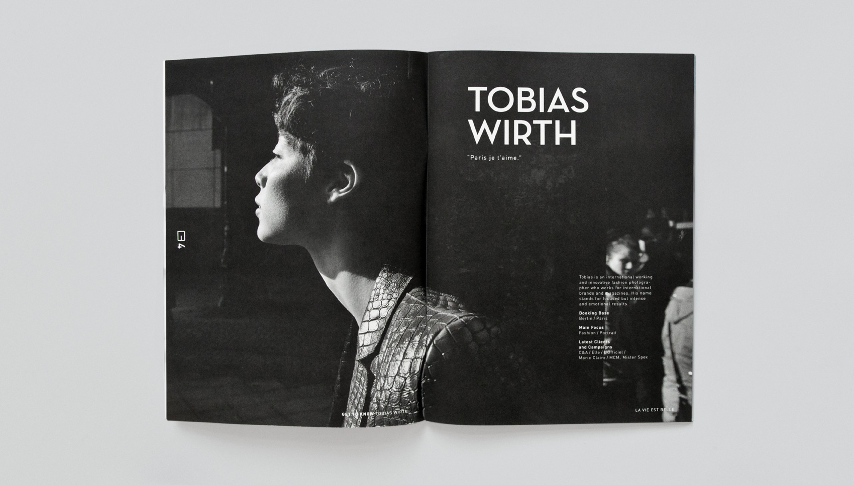 Innenseite der Broschüre "GET TO KNOW"