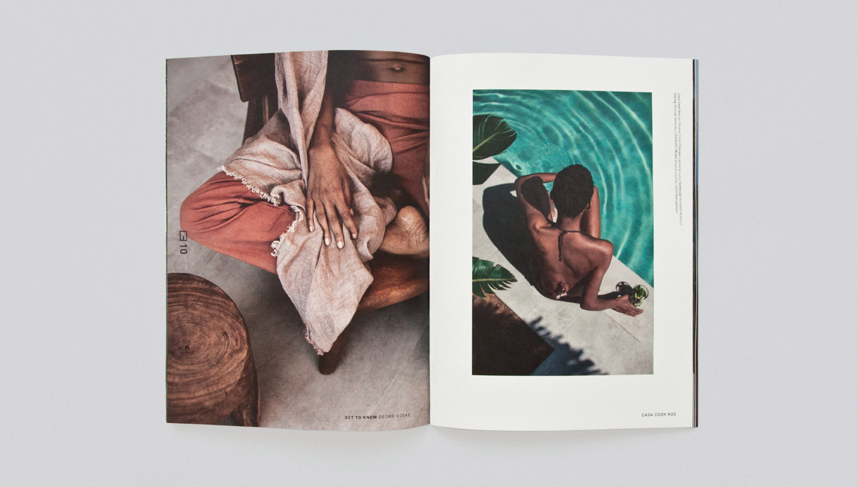 Innenseite der Broschüre "GET TO KNOW"