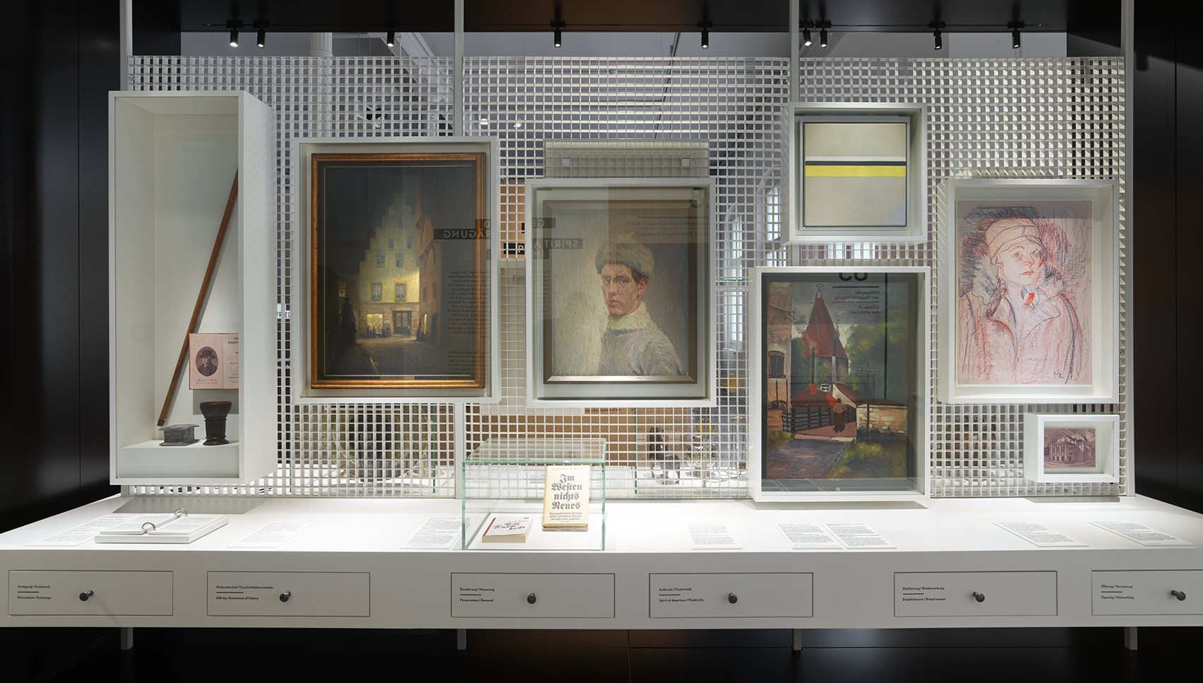 Detailansicht verschiedener Exponate