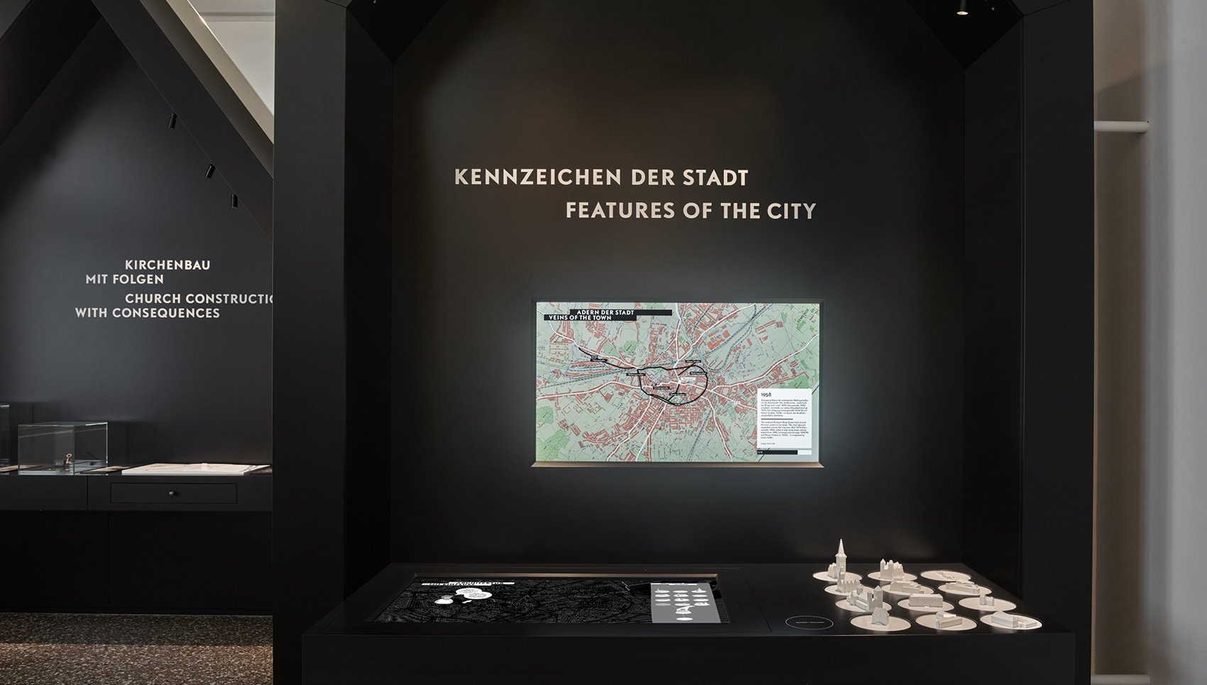 Detailansicht einer interaktiven Medienstation