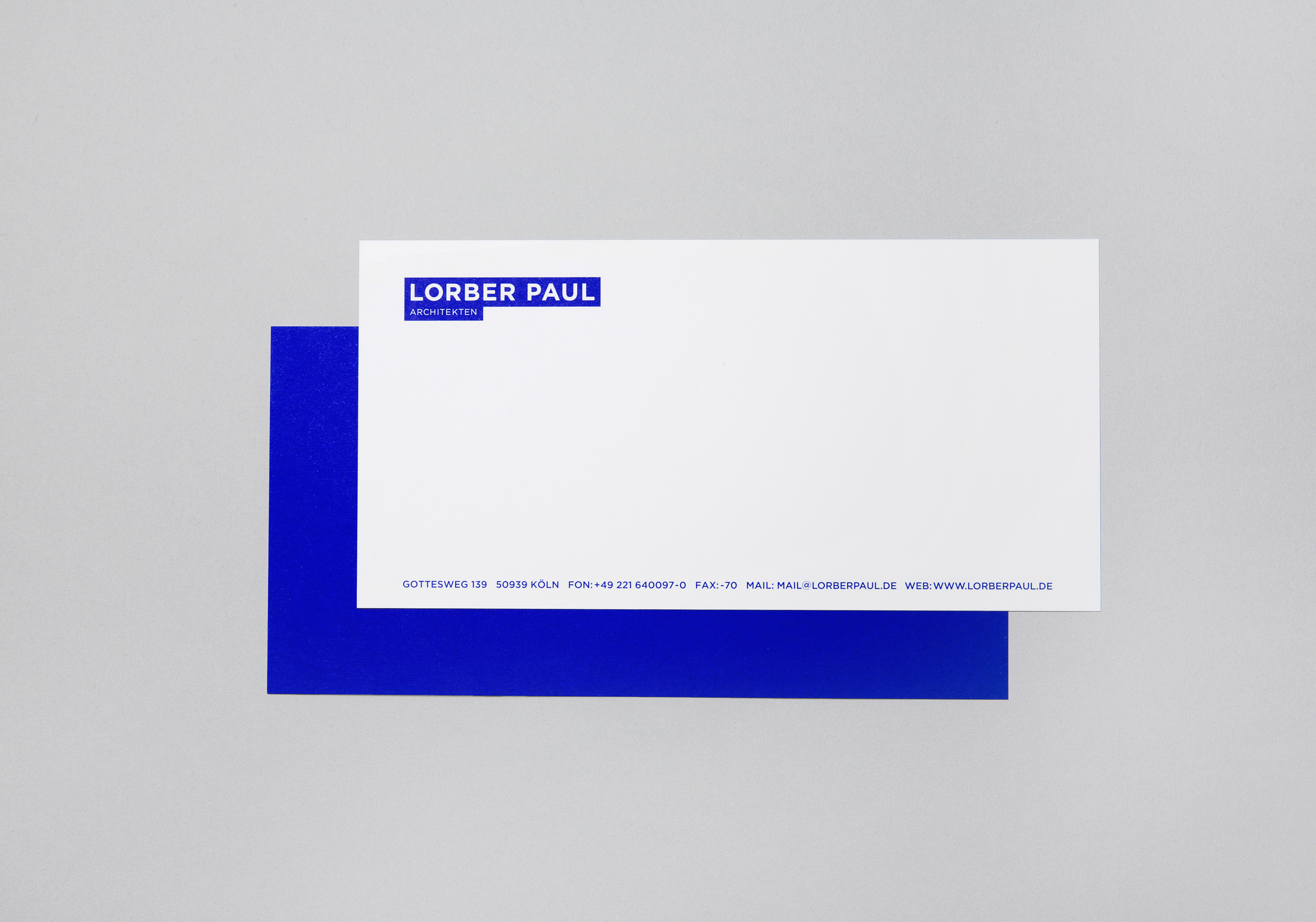 Ansicht Karte DIN lang „Lorber Paul Architekten“