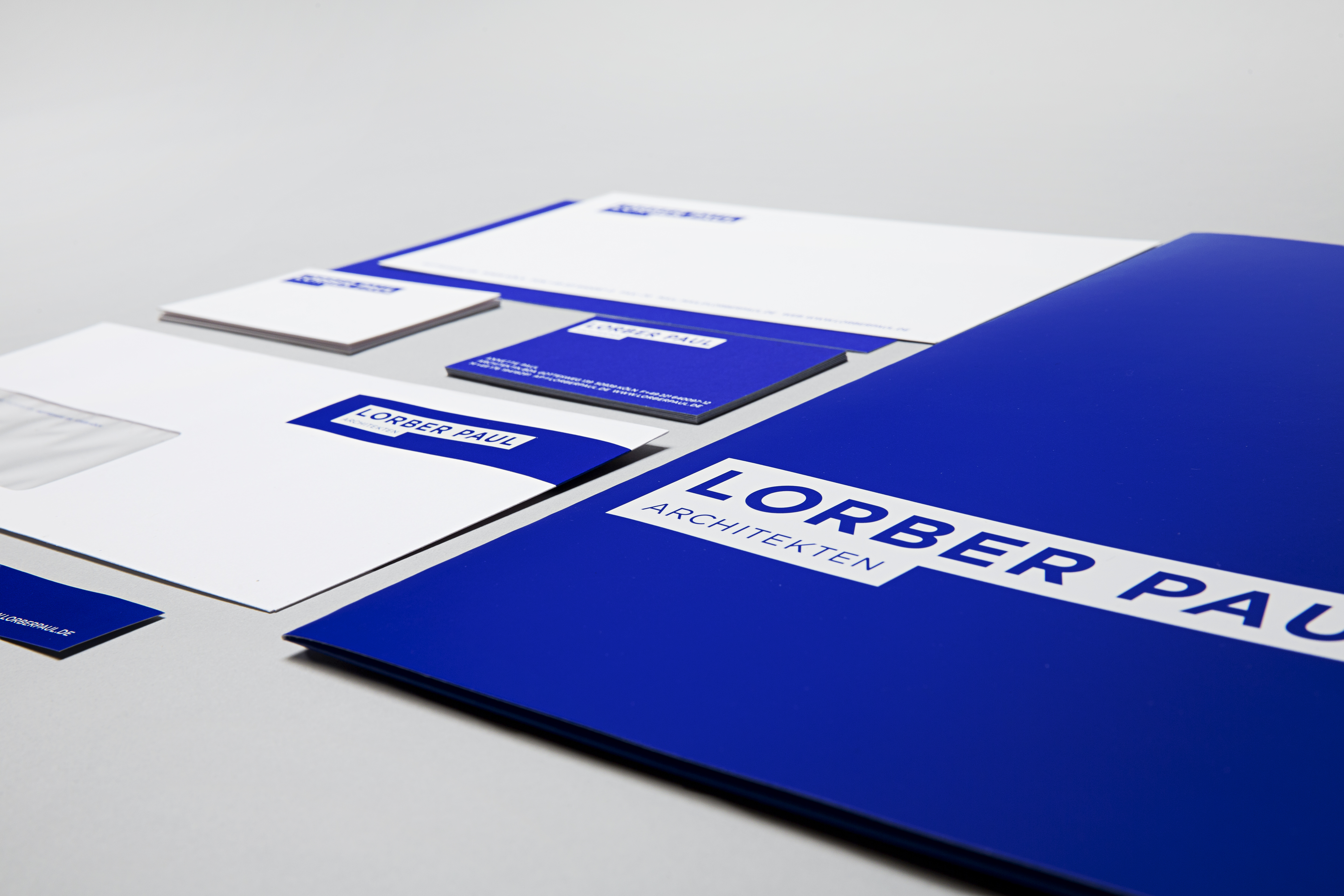 Ansicht Geschäftsausstattung „Lorber Paul Architekten“