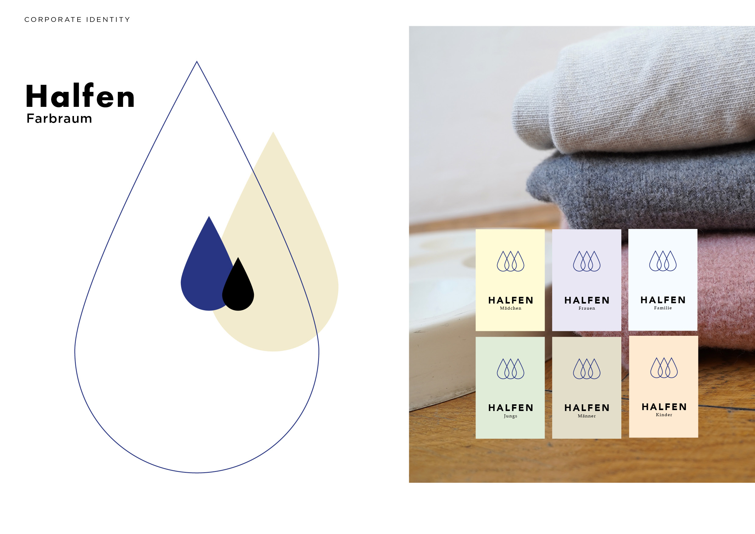 Seite mit der Darstellung des Farbraumes, der in der Corporate Identity festgelegt wurde