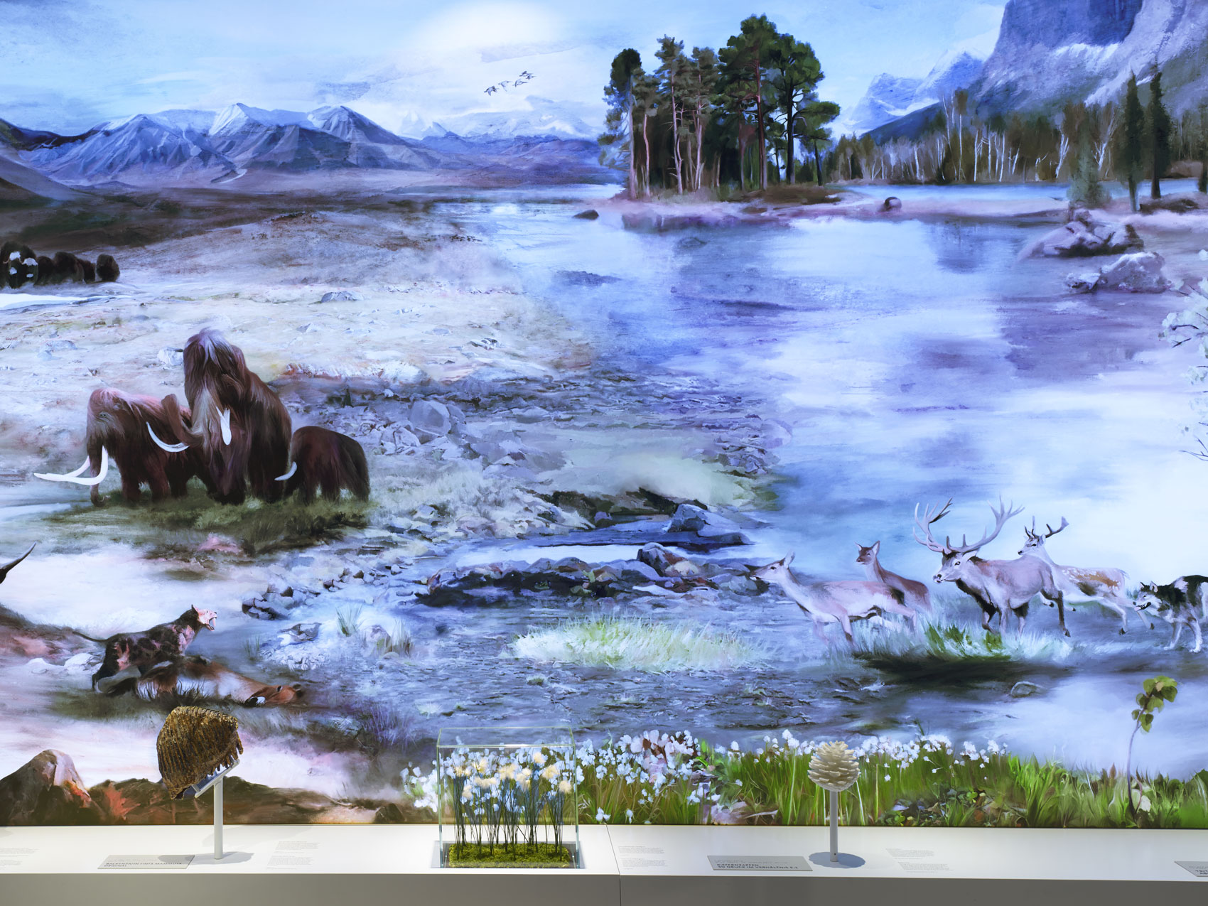 Detailansicht einer Großillustrtion zum Klimawandel