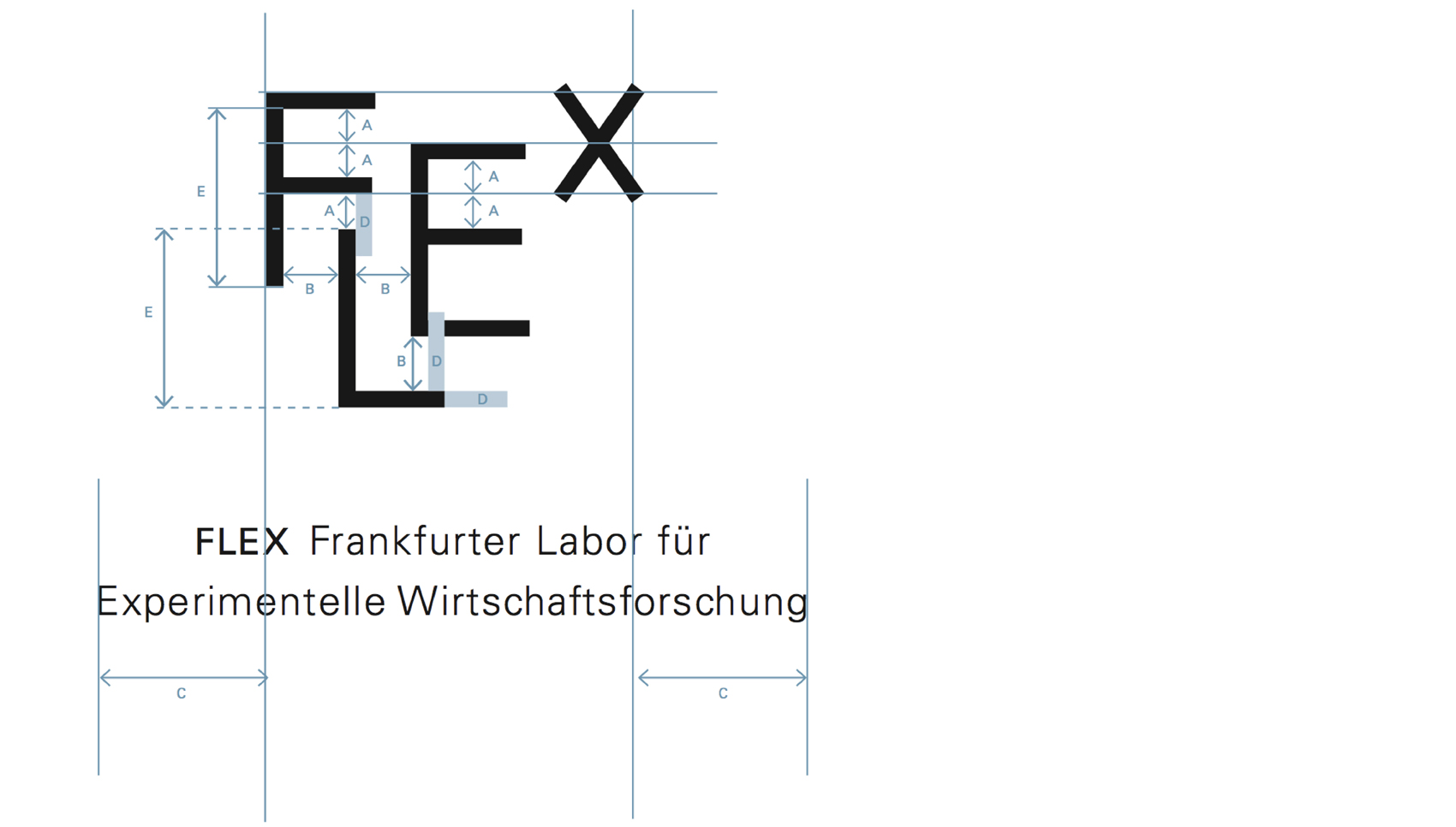 Logokonstruktion "Flex"