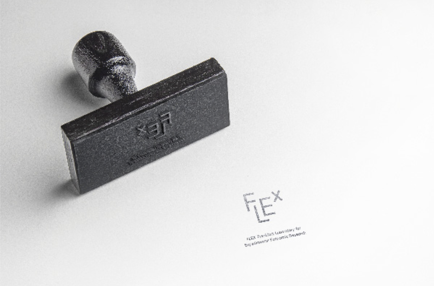 Stempel und Stempelabdruck des Logos