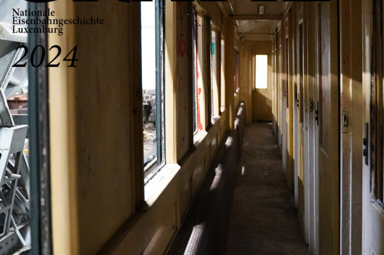 Foto im Flur eines Waggons