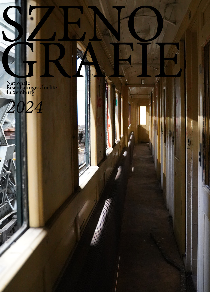 Foto im Flur eines Waggons