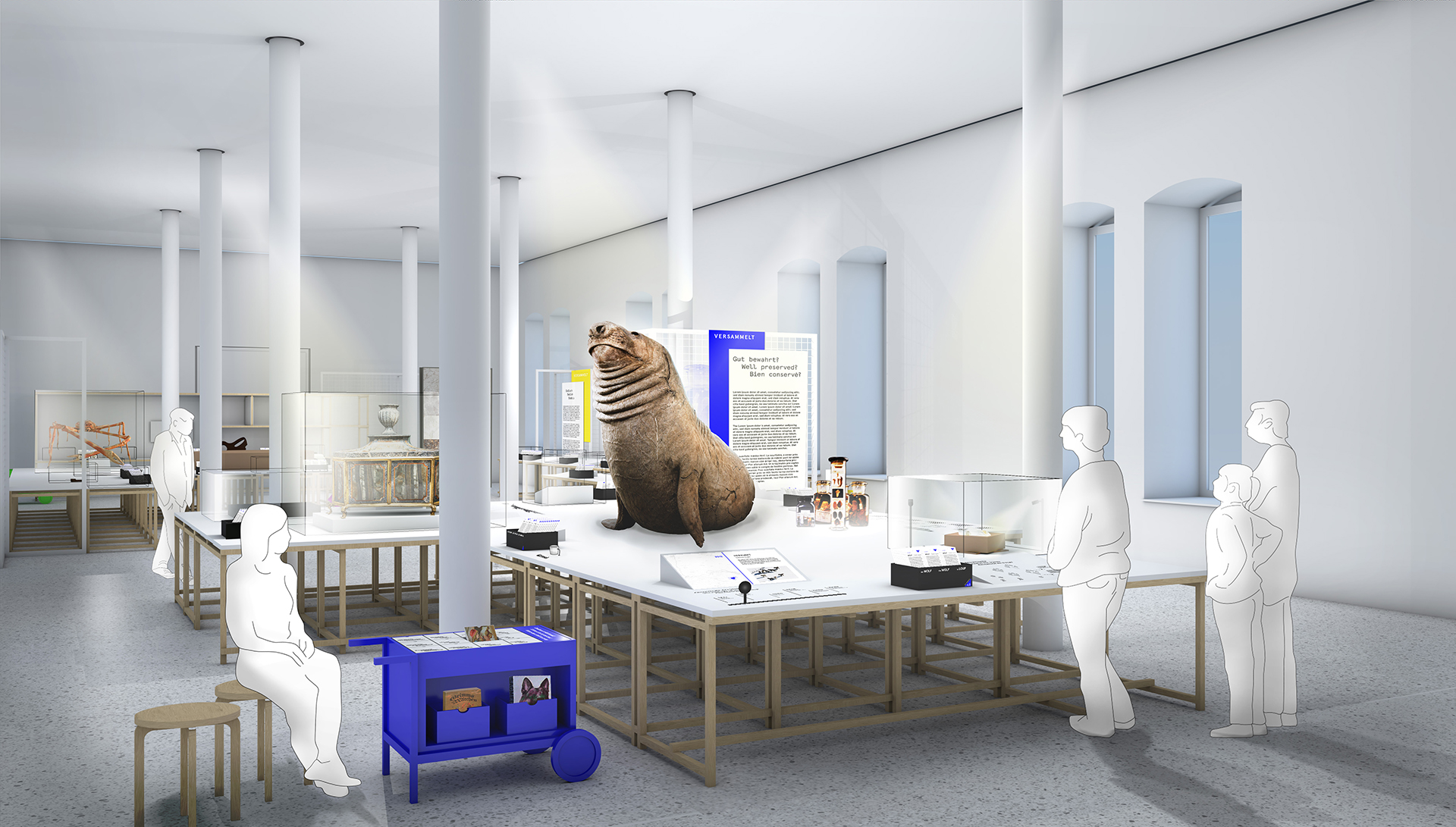 Raumeindruck der Sonderausstellung im Staatlichen Museum für Naturkunde Karlsruhe