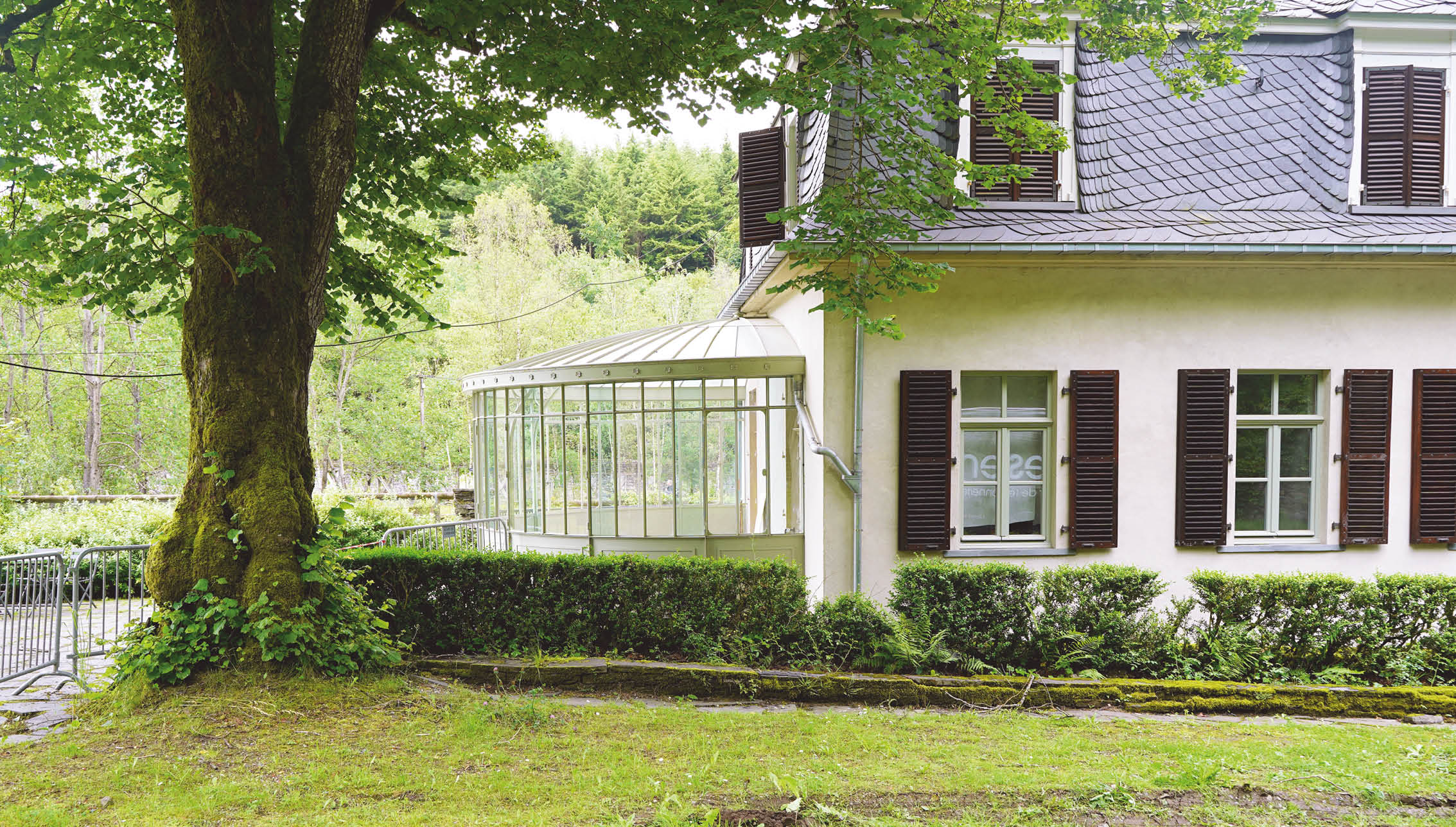 Blick auf den Wintergarten