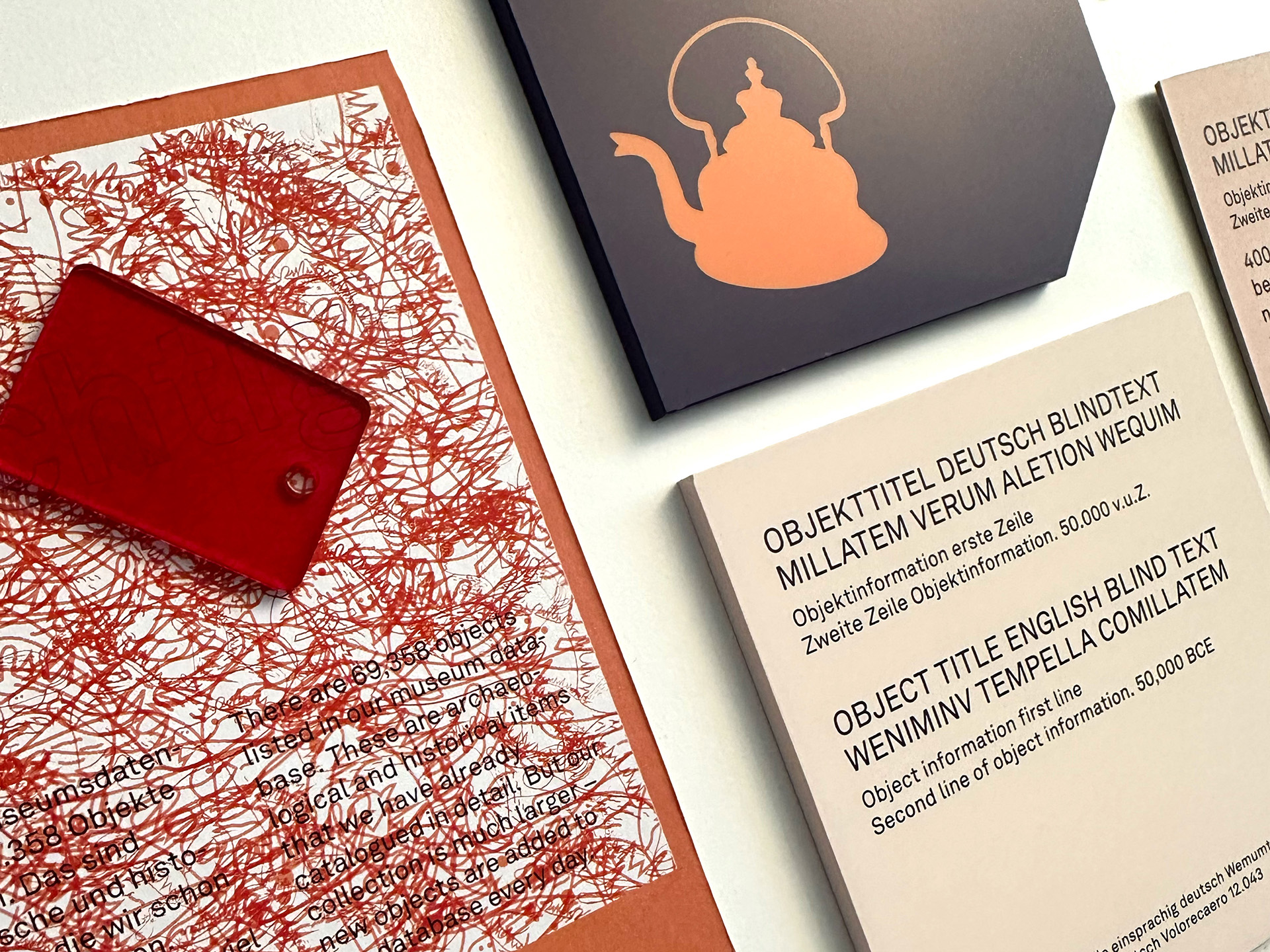 Detailaufnahme verschiedener Drucke