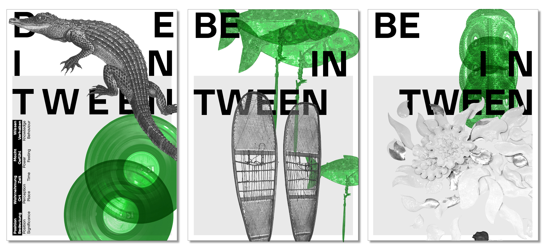 Postergestaltung mit beispielhaften Grafiken für den Wettbewerbsentwurf