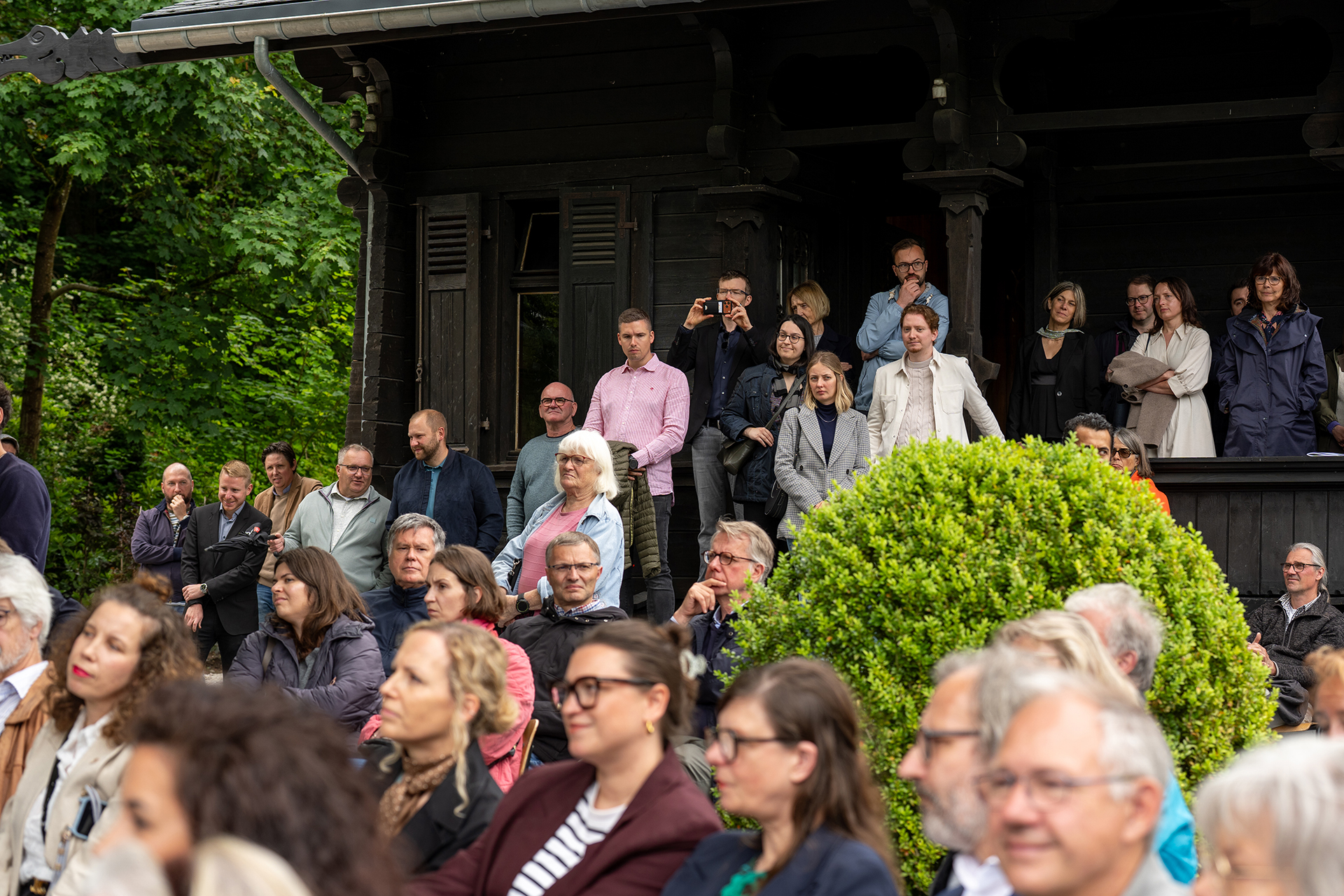 Blick in die Besuchenden