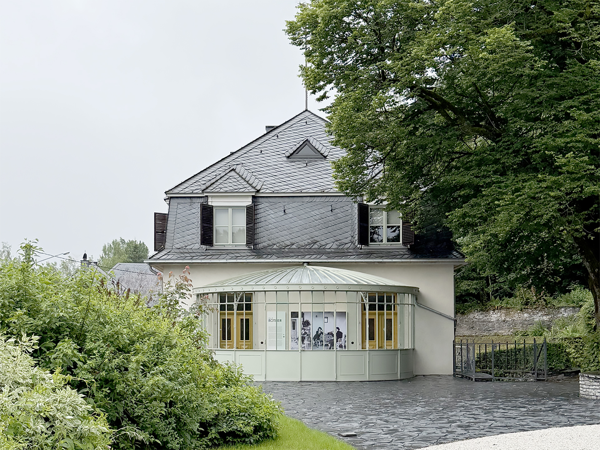Blick von außen auf den Wintergarten